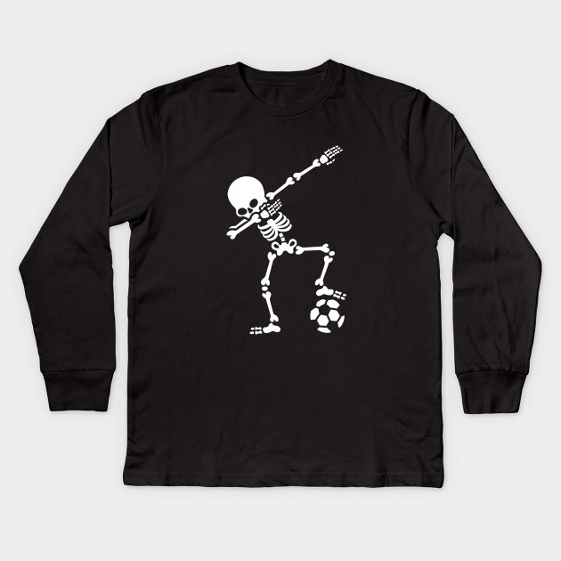 Dab dabbing skeleton football (soccer)
